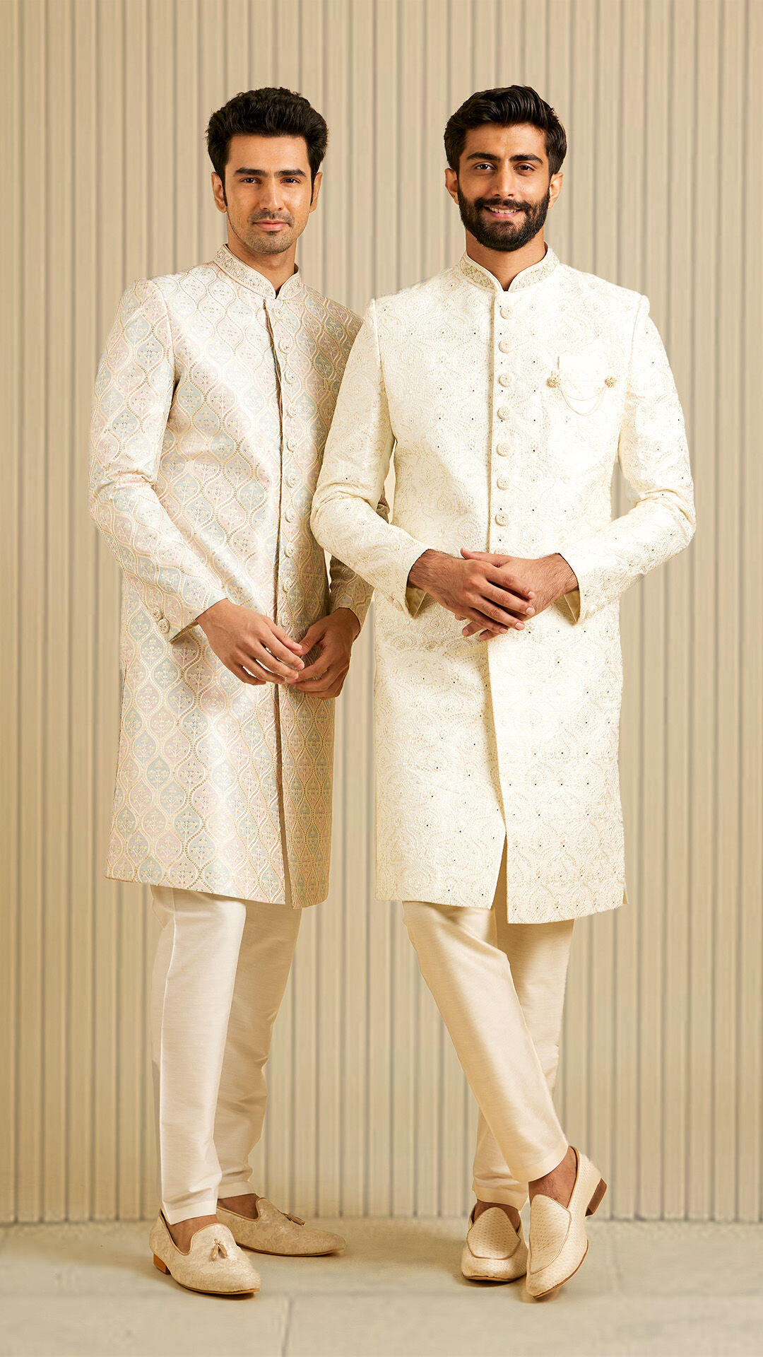 Sherwani for grooms and groomsmen